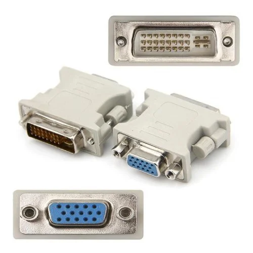 Adaptador Dvi-i Macho (24+5) X Vga Db15 Femea Cod: 205